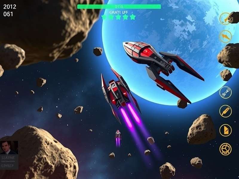 Meteorite March Mayhem spacecraft customization screen